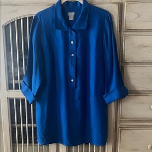 Chico's Vibrant Blue Top